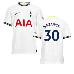 Tottenham 2022-23 Home Shirt (SB) (BENTANCUR 30) (Excellent)_0