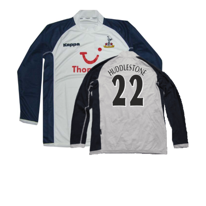 Tottenham 2005/06 L/S home Shirt (XXL) (Good) (Huddlestone 22)