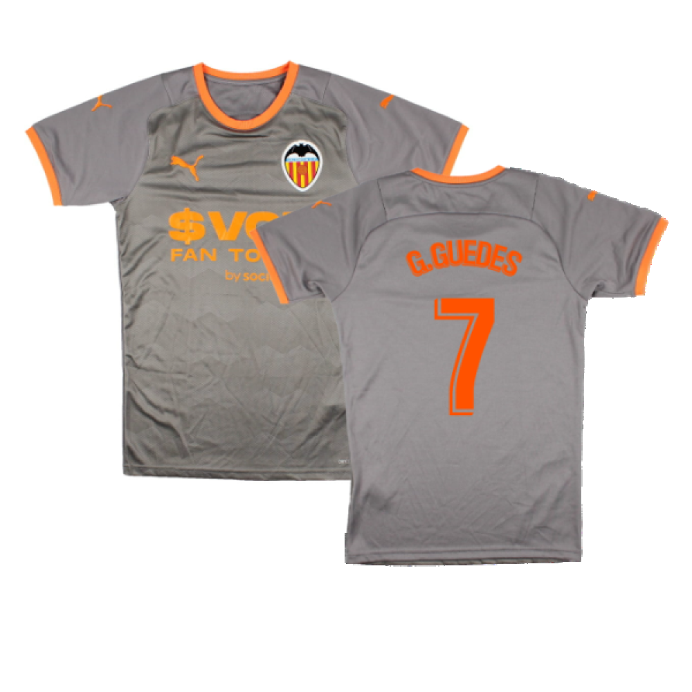 Valencia 2021-22 Fourth Shirt (M) (Mint) (G.GUEDES 7)_0