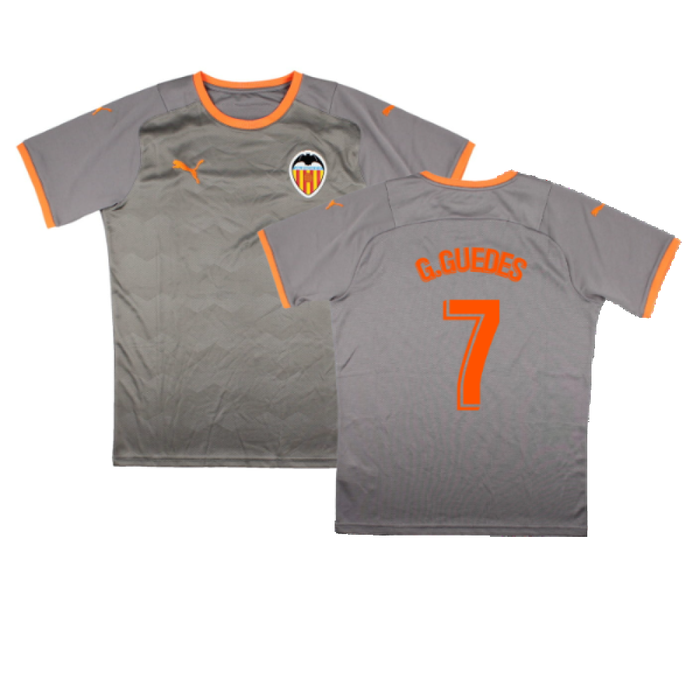 Valencia 2021-22 Fourth Shirt (Sponsorless) (M) (Mint) (G.GUEDES 7)