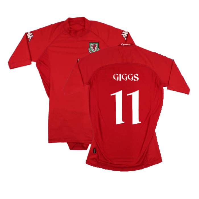 Wales 2004-05 Home Shirt (MEDIUM) (Excellent) (Giggs 11)