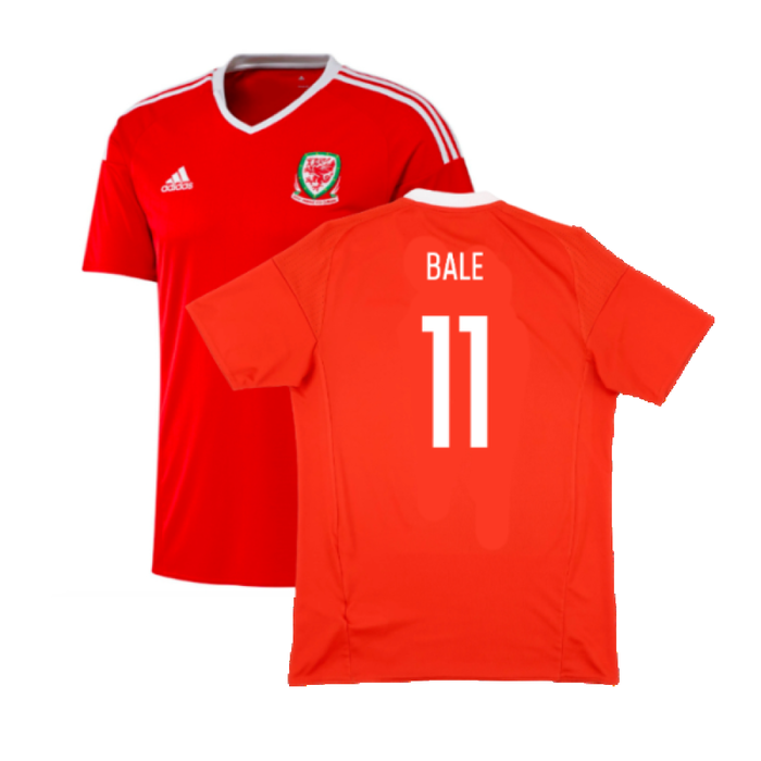 Wales 2016-2017 Home Shirt (S) (Excellent) (Bale 11)