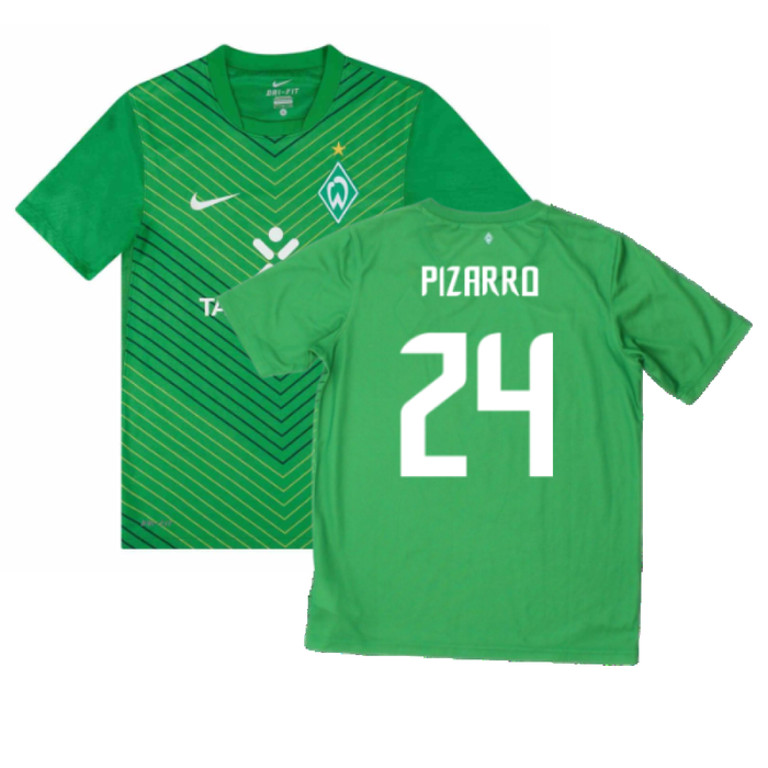 Werder Bremen 2011-12 Home Shirt (M) (Very Good) (Pizarro 24)