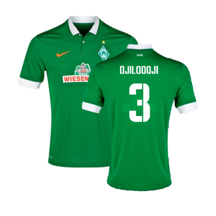 Werder Bremen 2014-15 Home Shirt (L) (Mint) (Djilodoji 3)