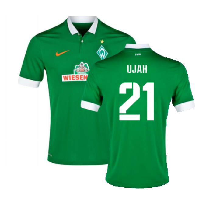 Werder Bremen 2014-15 Home Shirt (L) (Mint) (Ujah 21)