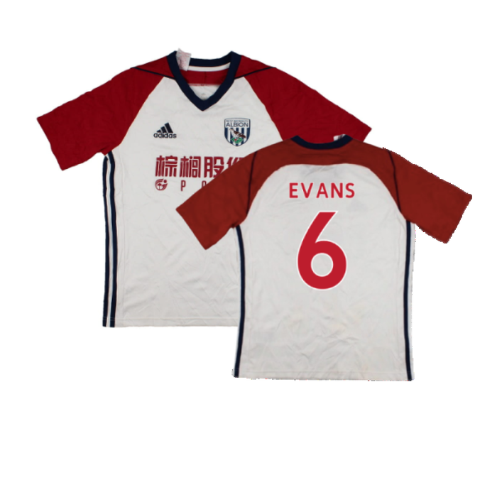 West Brom 2017-18 Away Shirt (13-14y) (Good) (Evans 6)