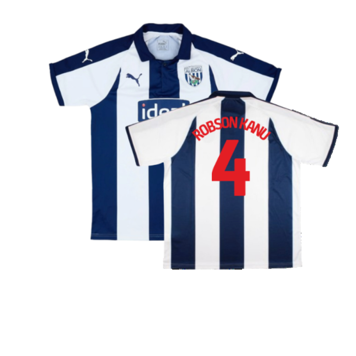 West Brom 2018-19 Home Shirt (XL) (Good) (Robson Kanu 4)