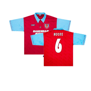 West Ham 1995-97 Home Shirt (XXL) (Mint) (MOORE 6)_0