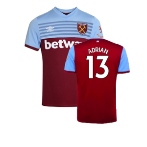 West Ham United 2019-20 Home Shirt (Excellent) (ADRIAN 13)_0