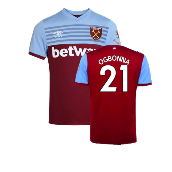 West Ham United 2019-20 Home Shirt (S) (Good) (OGBONNA 21)