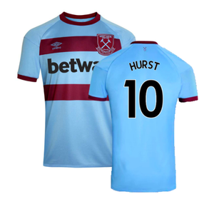 West Ham United 2020-21 Away Shirt (M) (Excellent) (HURST 10)_0