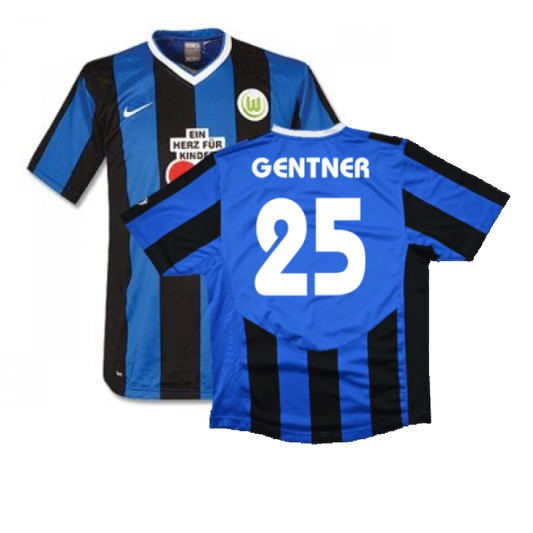 Wolfsburg 2007-09 Away Shirt (Excellent) (Gentner 25)_0