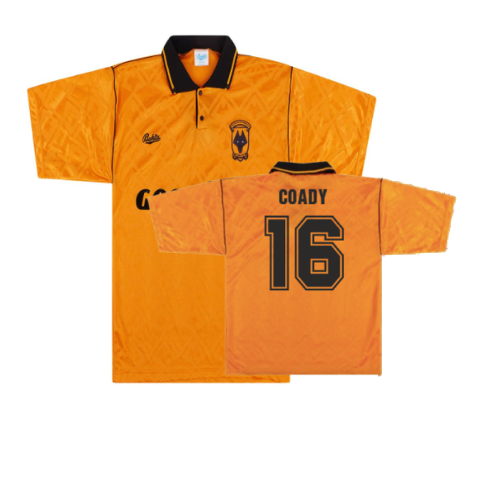 Wolves 1990-92 Home Shirt (L) (Very Good) (Coady 16)