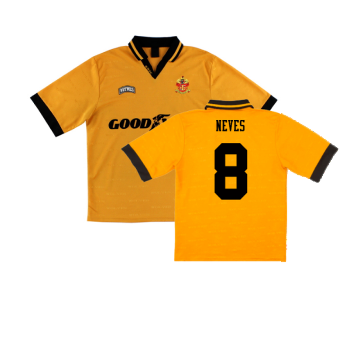 Wolves 1995-96 Home Shirt (L) (Excellent) (Neves 8)