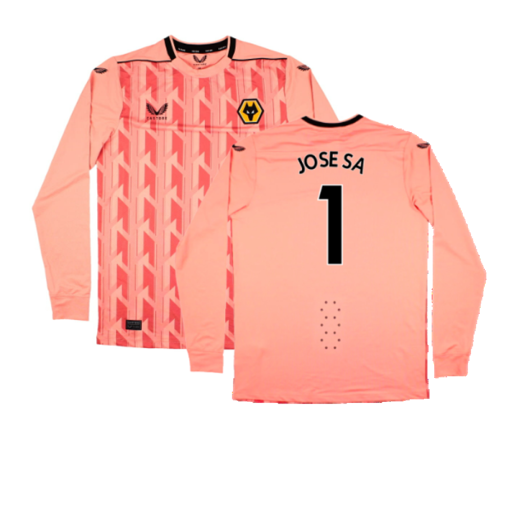 Wolves 2022-23 Long Sleeve Goalkeeper Third Shirt (Pro-Version) (Sponsorless) (M) (Mint) (Jose Sa 1)_0