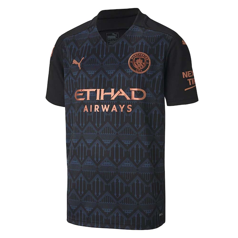 2020-2021 Manchester City Puma Away Football Shirt (Kids