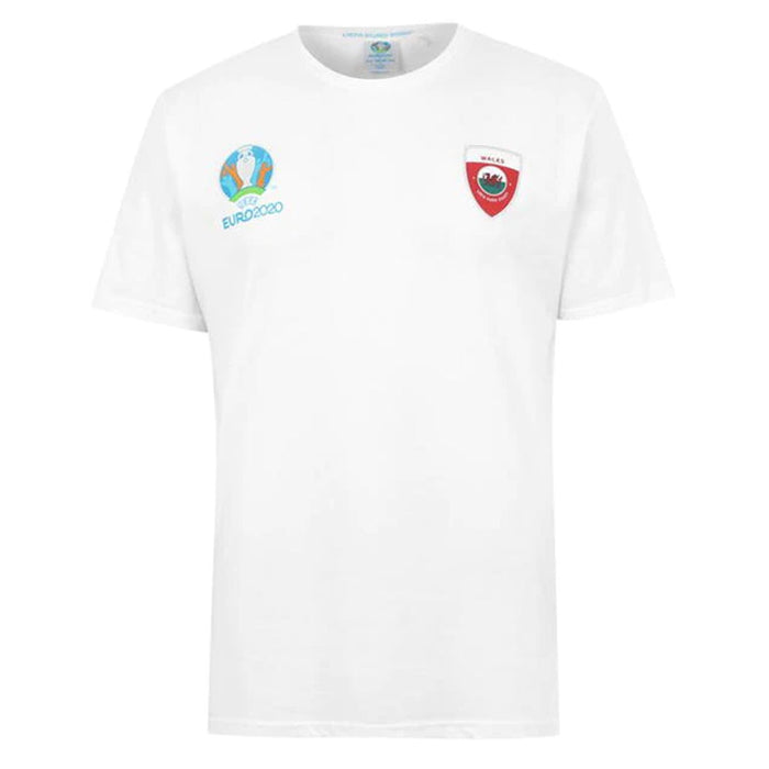 Wales 2021 Polyester T-Shirt (White)