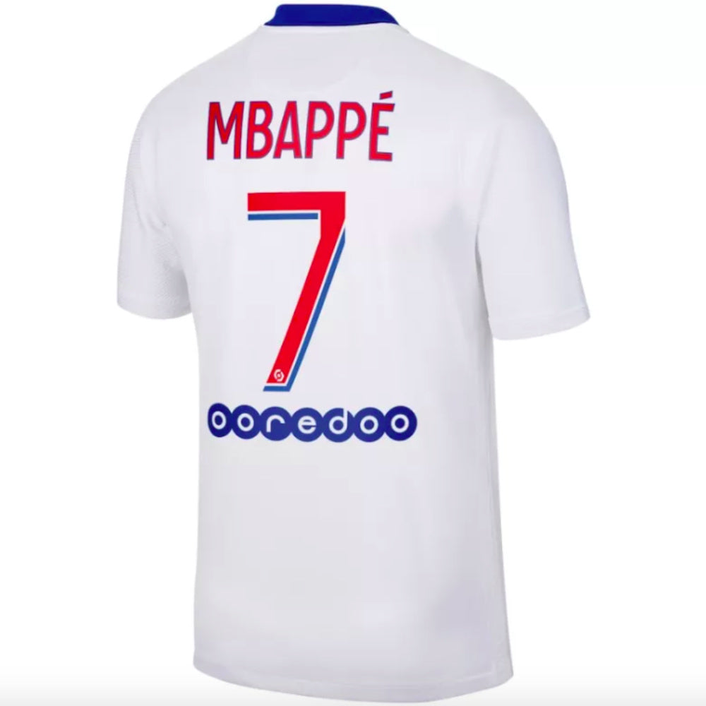 PSG 2020-21 Away Shirt (L) Mbappe #7 (Excellent) – Classic