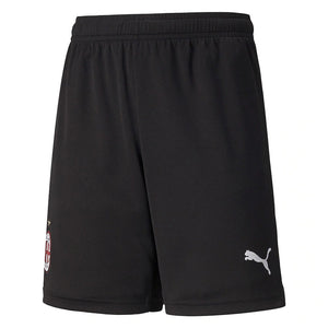 2021-2022 AC Milan Home Shorts (Black) - Kids_0