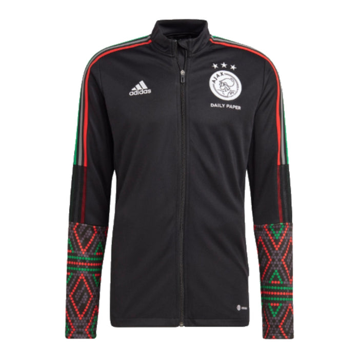 2022-2023 Ajax Tracksuit Jacket (Black)