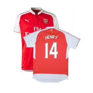 Arsenal 2015-16 Home Shirt (L) (HENRY 14) (Excellent)_0