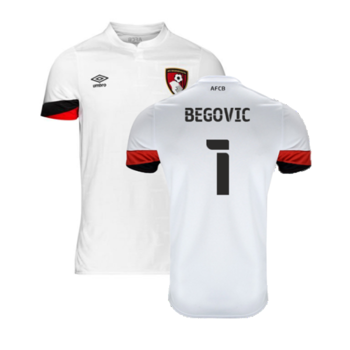 Bournemouth 2021-22 Away Shirt (Sponsorless) (L) (Begovic 1) (Mint)