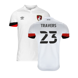 Bournemouth 2021-22 Away Shirt (Sponsorless) (L) (Travers 23) (Mint)_0